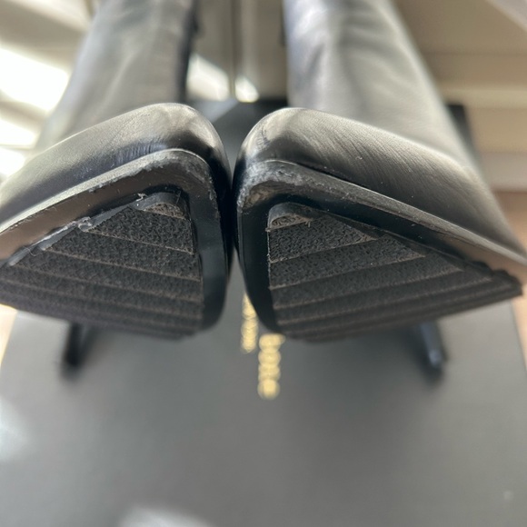 Rag and Bone Black Leather Waylon Moto Bootie Size 8.5 - Picture 7 of 12